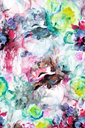 水彩印花华亿平台图片