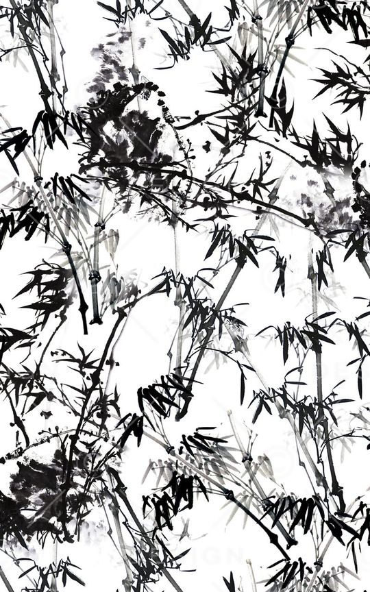 墨竹印花华亿平台图片