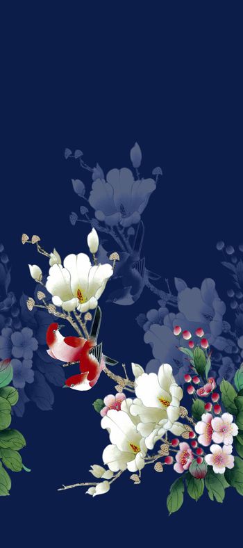 597262-中国风定位工笔花卉