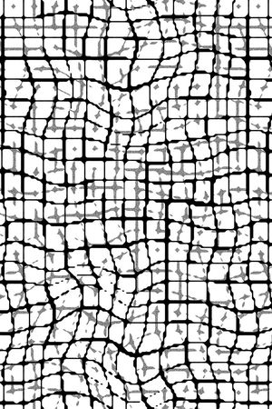 不规则几何印花华亿平台图片