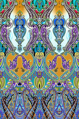 佩斯利印花华亿平台图片