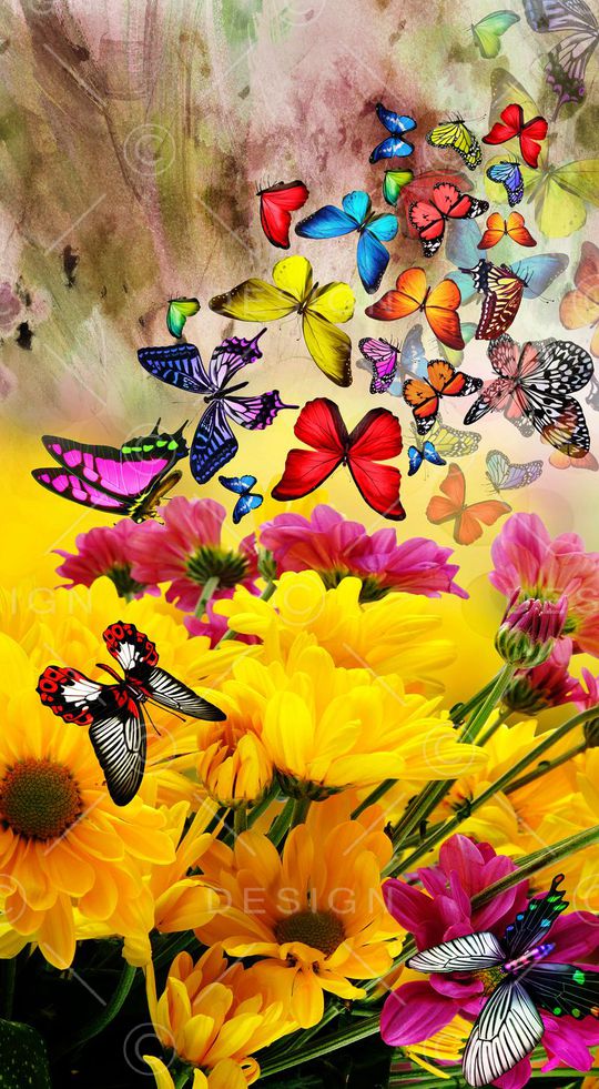 花卉花朵印花华亿平台图片