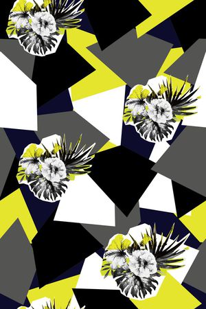 色块印花华亿平台图片