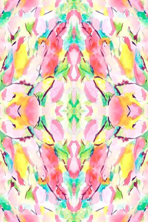 水彩色印花华亿平台图片