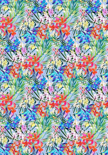 597673-清新手绘水彩花卉植物--2