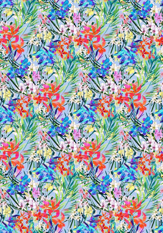 小碎花印花华亿平台图片