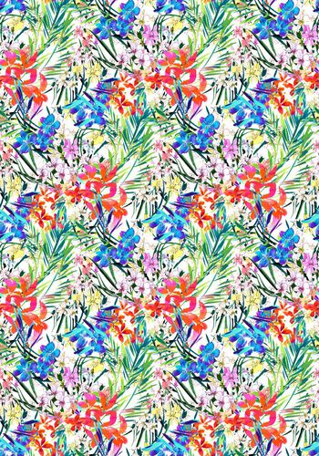 597674-清新手绘水彩花卉植物--2