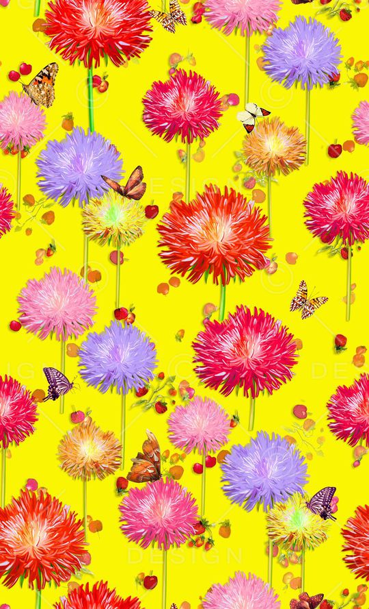 花朵花卉印花华亿平台图片