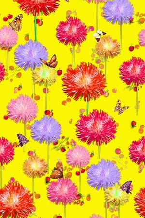 花朵花卉印花华亿平台图片