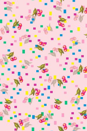 方格印花华亿平台图片