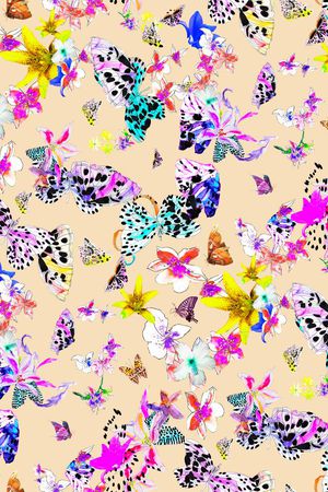 花鸟印花华亿平台图片