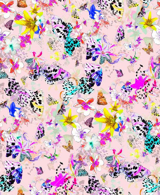 花鸟印花华亿平台图片