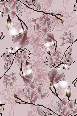 风格花卉印花华亿平台图片