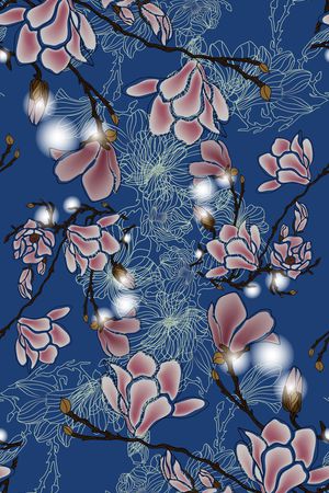 风格花卉印花华亿平台图片