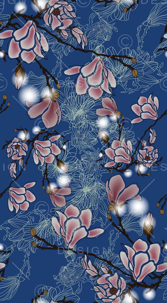 风格花卉印花华亿平台图片