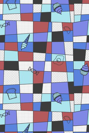 几何印花华亿平台图片