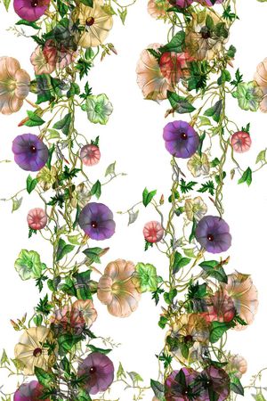 清新童话定位印花华亿平台图片