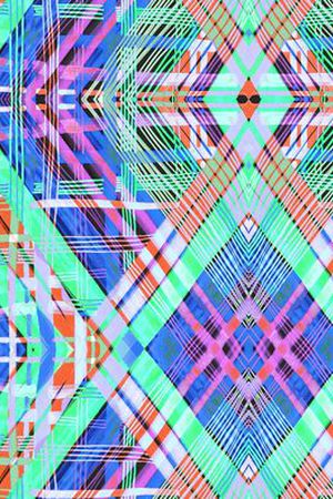 格子印花华亿平台图片