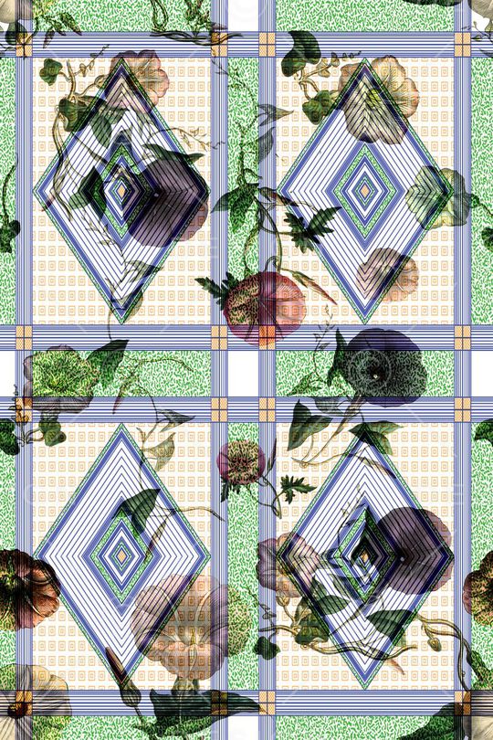 简洁大气印花华亿平台图片