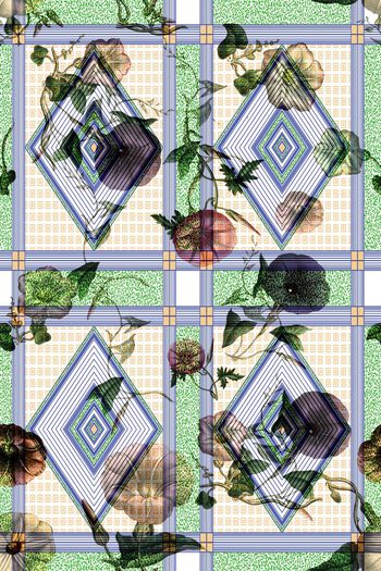 简洁大气印花华亿平台图片