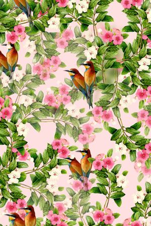 鹦鹉印花华亿平台图片