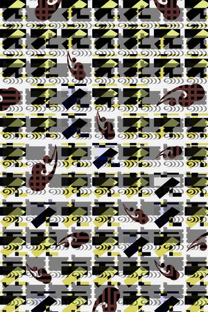 时尚概念禅意前卫设计【“无”字纹】印花华亿平台图片