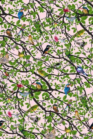 清新优雅印花印花华亿平台图片