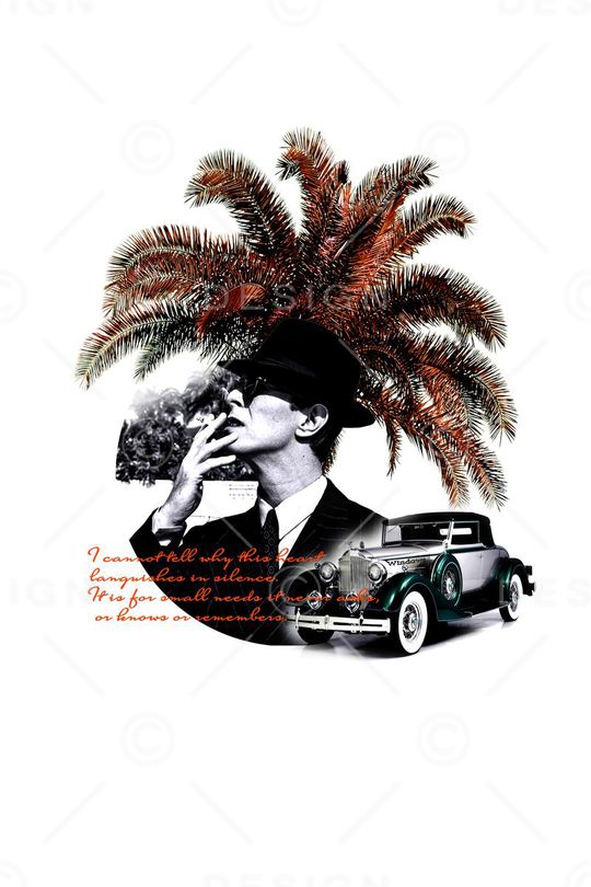 男人印花华亿平台图片