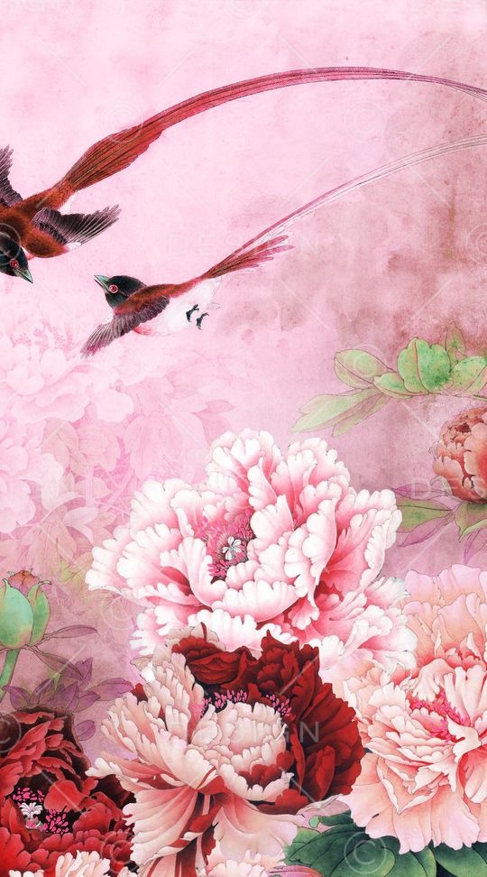 中国风印花华亿平台图片