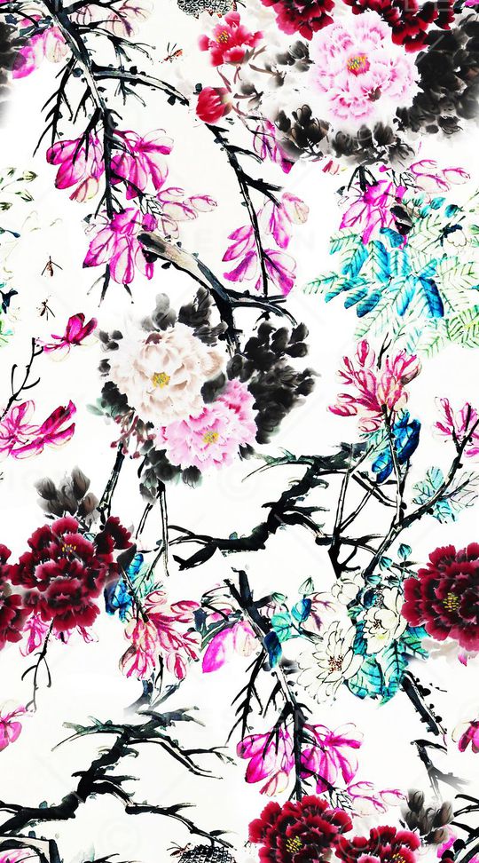 水彩印花华亿平台图片