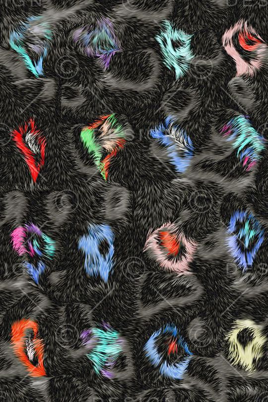 动物纹印花华亿平台图片