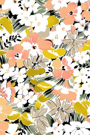 乱花印花华亿平台图片