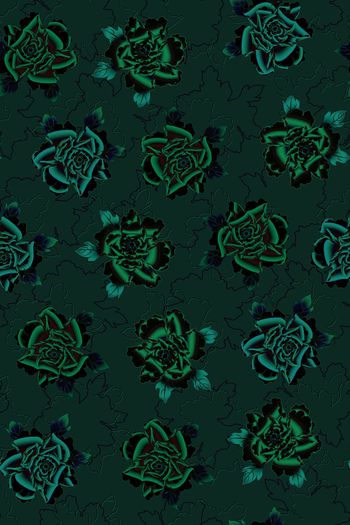 598554-复古牡丹拼接