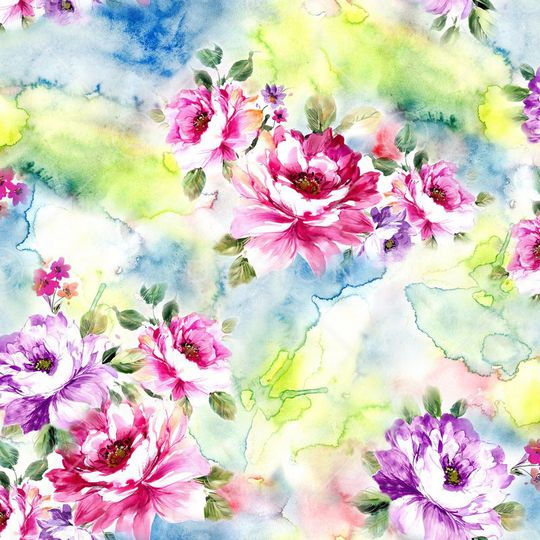 水彩印花华亿平台图片