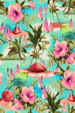 手绘印花华亿平台图片