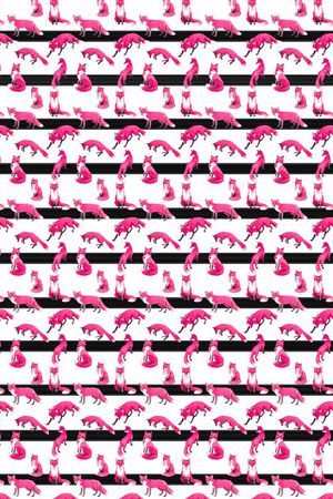 条纹印花华亿平台图片