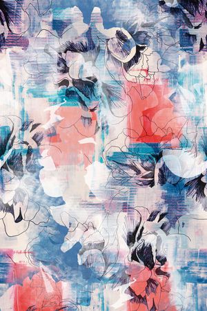 抽象印花华亿平台图片