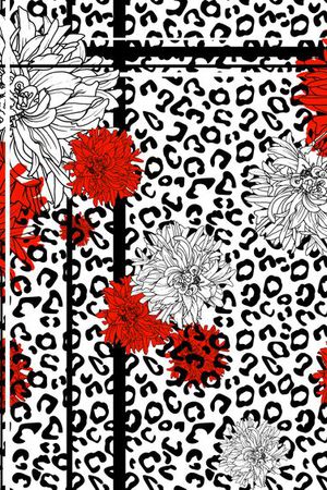 几何抽象印花华亿平台图片