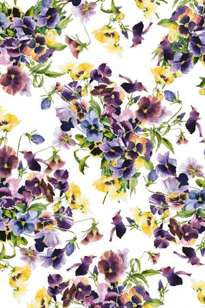 大气花朵印花华亿平台图片