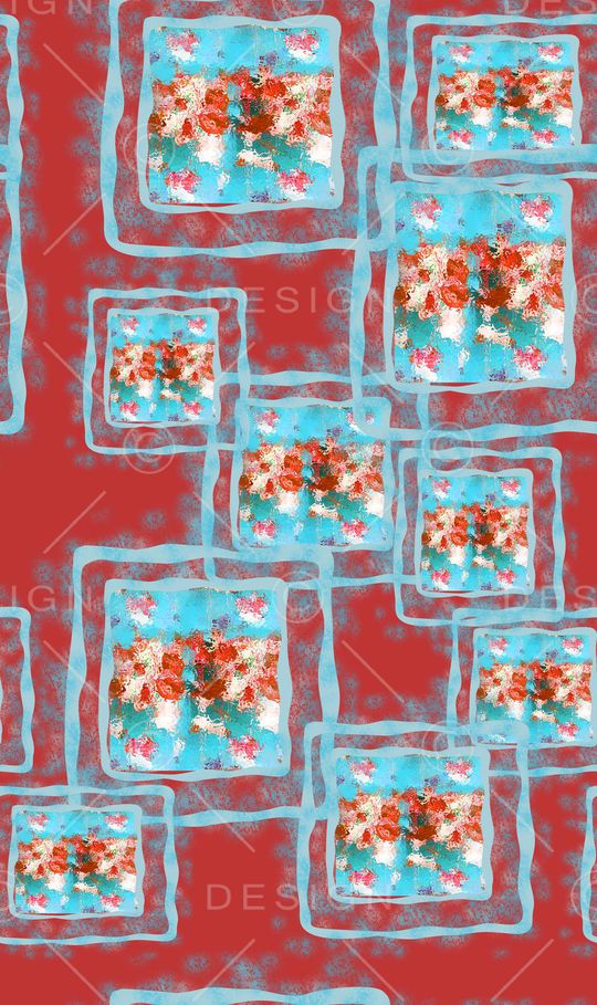 色彩条纹混搭印花华亿平台图片