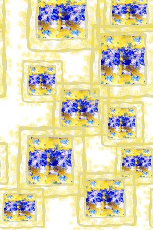 色彩条纹混搭印花华亿平台图片