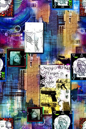 抽象印花华亿平台图片