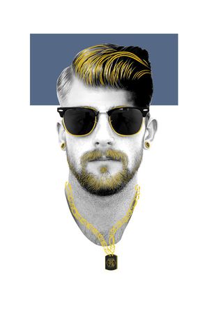 几何印花华亿平台图片