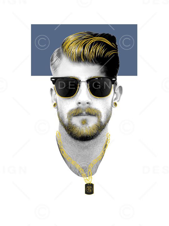 几何印花华亿平台图片