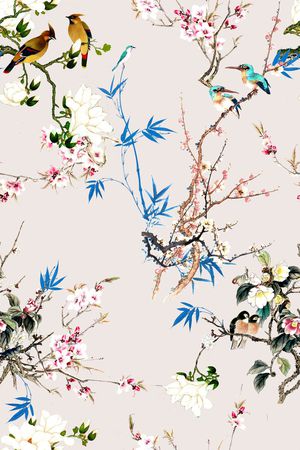 中国风印花华亿平台图片