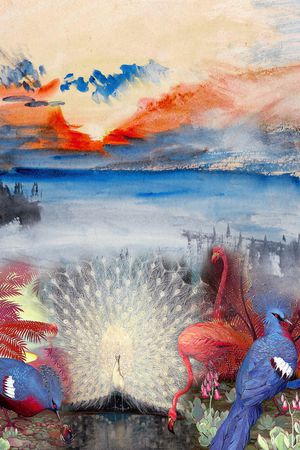 花鸟印花华亿平台图片