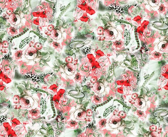 花朵印花华亿平台图片