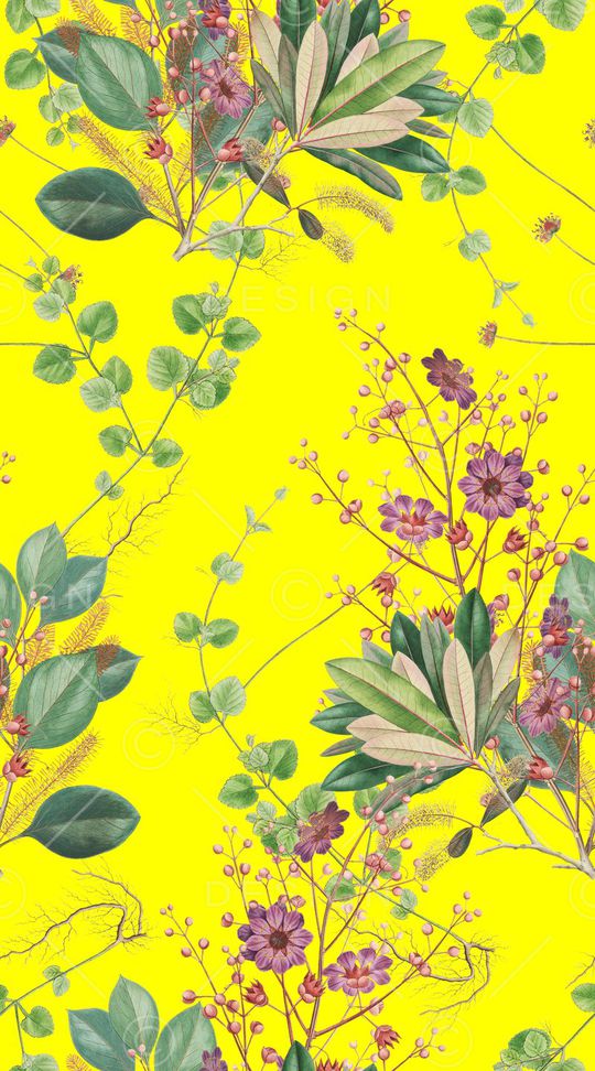 树叶印花华亿平台图片