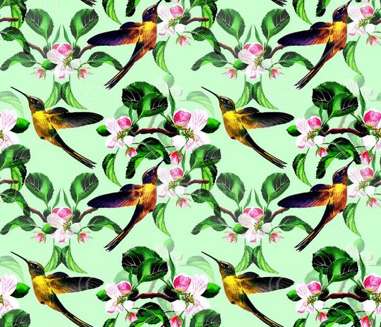 鸟禽印花华亿平台图片