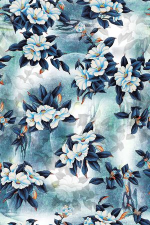 中国风印花华亿平台图片